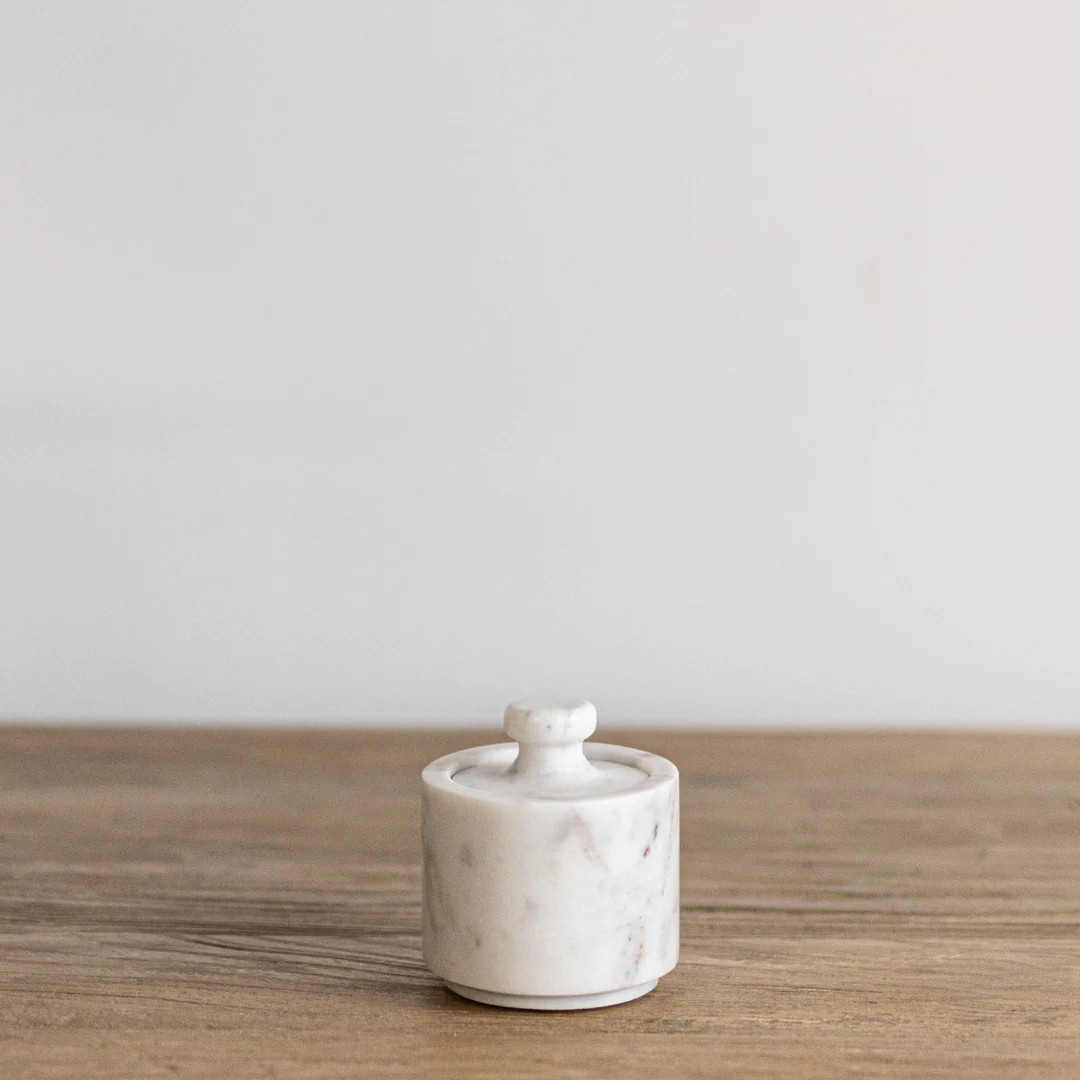White Marble Pinch Pot | By Luxe B Co. | luxe bCO