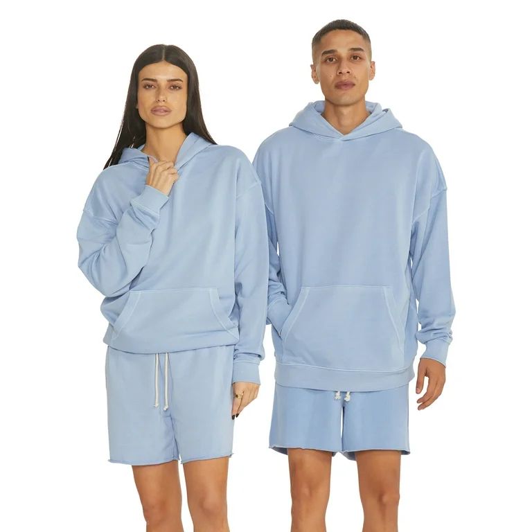 No Boundaries All Gender Fleece Hoodie Sweatshirt, Men's Sizes XS - 5XL | Walmart (US)