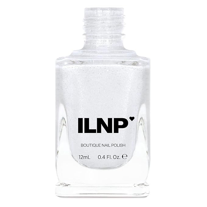 ILNP Snow Angel - Sheer Milky White Shimmer Jelly Nail Polish | Amazon (US)