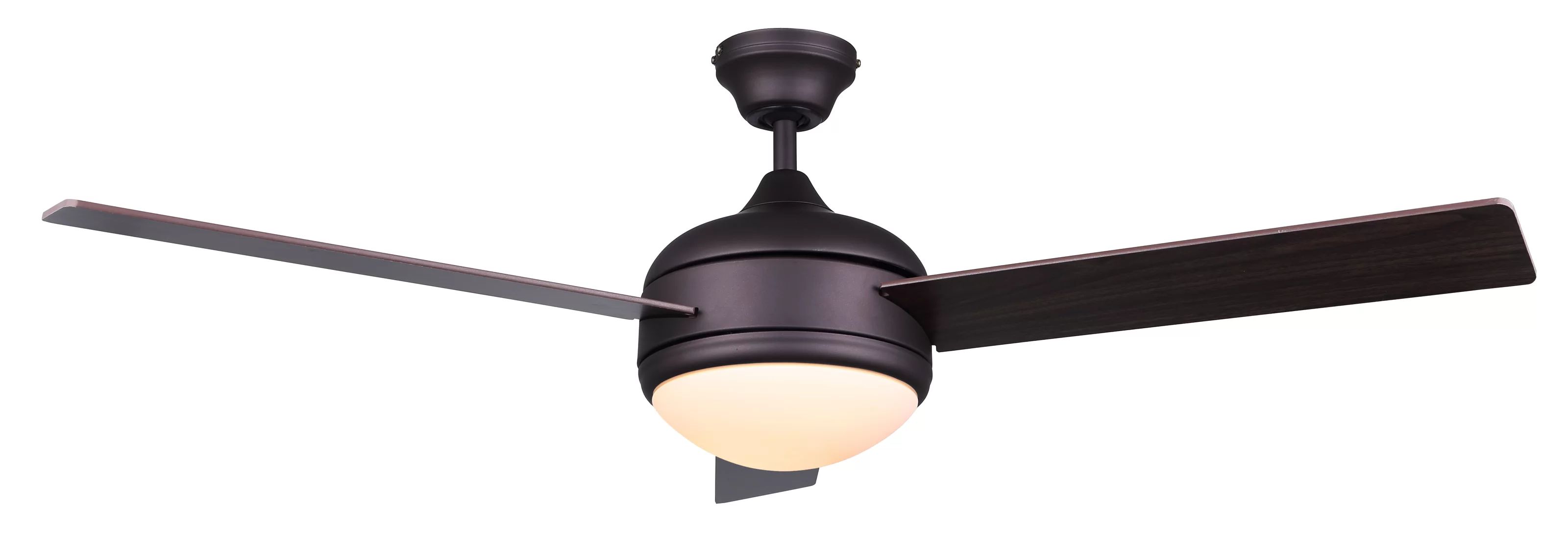 48" Kandi 3 - Blade Standard Ceiling Fan with Remote Control and Light Kit Included | Wayfair North America
