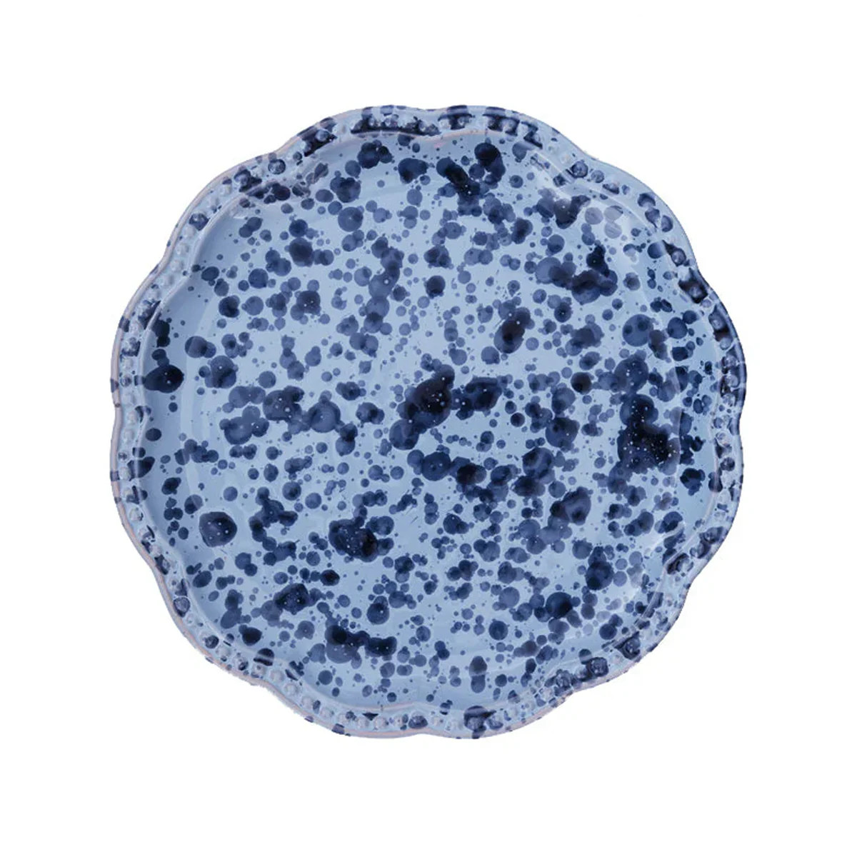 Speckled Dessert Plate in Blue | Over The Moon