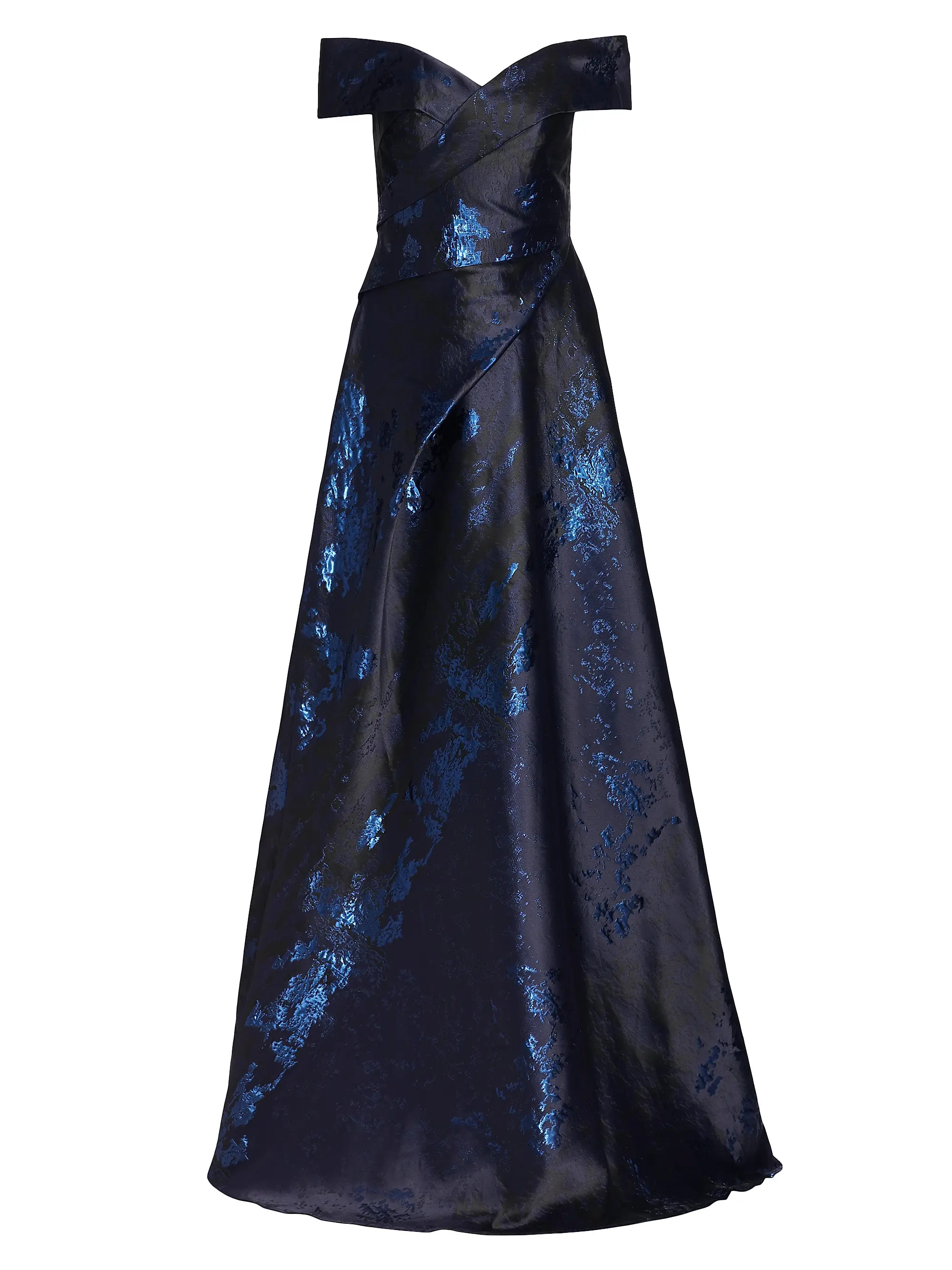 Jacquard Off-The-Shoulder Gown | Saks Fifth Avenue