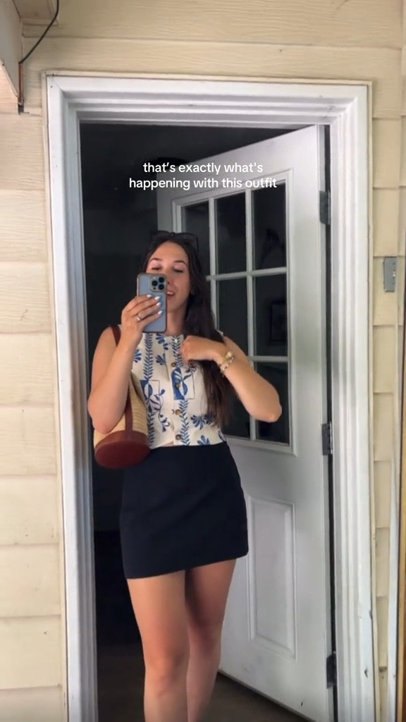 Vacation outfit, summer outfits, cute top, Peppermayo, colorful outfit, Mini skirt, Abercrombie style, Abercrombie mini skirt, bucket bag, vacation style, vacation outfits

#LTKSummerEdit #LTKStyleTip