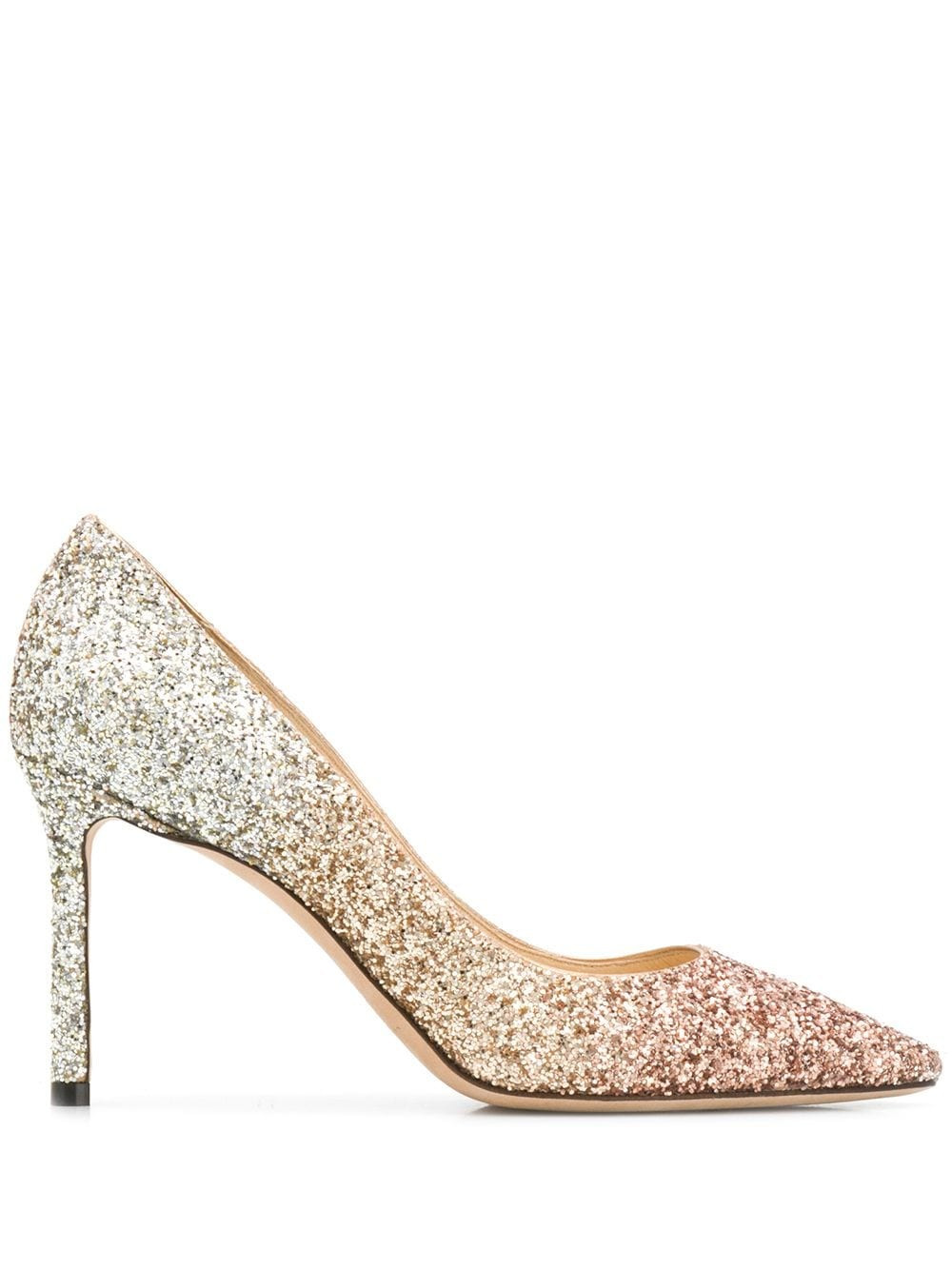 Jimmy Choo 85mm Romy pumps - Gold | Farfetch Global