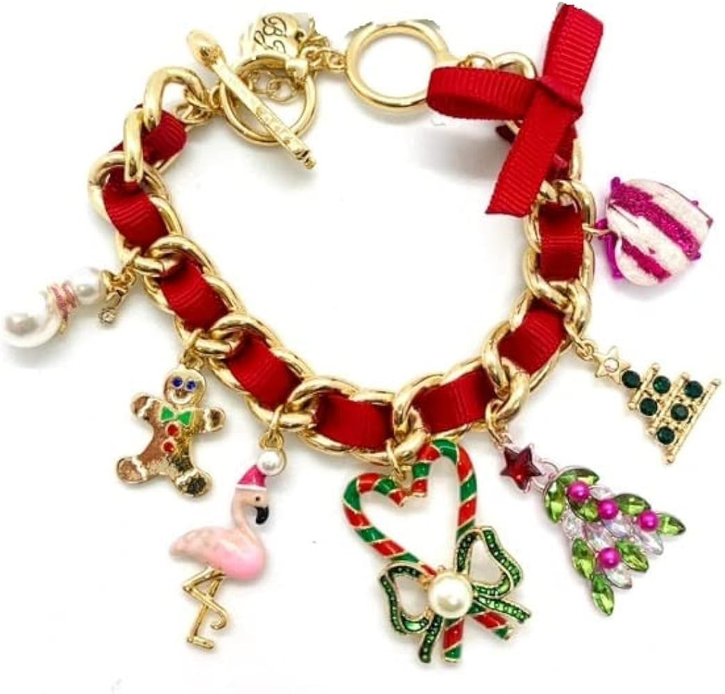 Betsey Johnson Christmas Charms Bracelet | Amazon (US)
