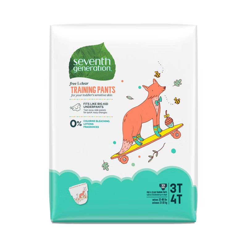 Seventh Generation Free & Clear Training Pants - (Select Size and Count) | Target