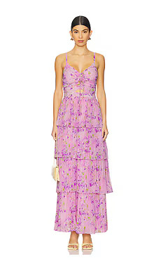 ASTR the Label Daytona Dress in Lilac Floral from Revolve.com | Revolve Clothing (Global)