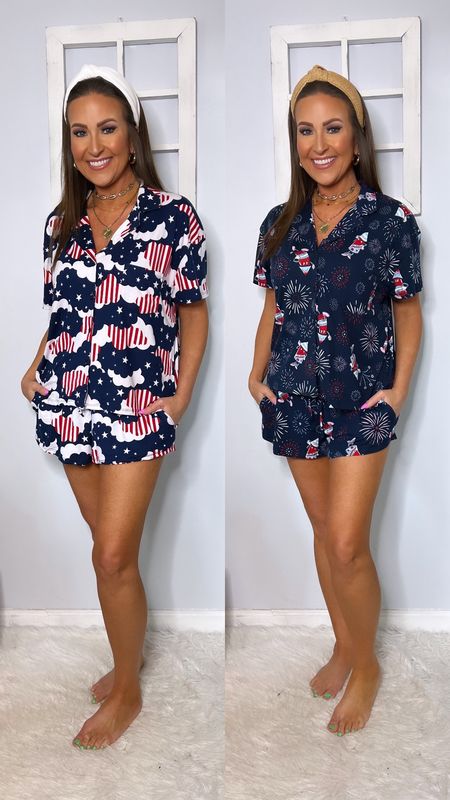Super soft 4th of July pajama sets with pockets 

Wearing a small

4th of July, summer pajamas, affordable fashion, summer outfit, July 4th #LTKxWalmart 

#LTKSeasonal #LTKStyleTip #LTKFindsUnder50