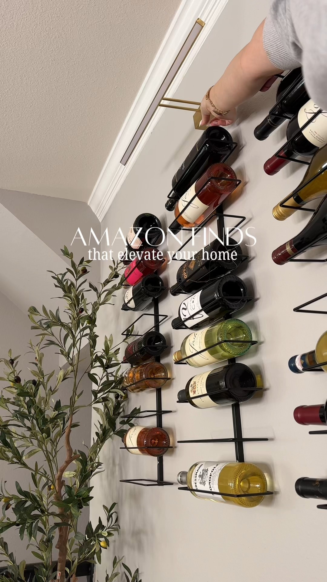 A wine wall is an easy and inexpensive way to elevate a plain wall! 

#LTKStyleTip #LTKHome #LTKSaleAlert