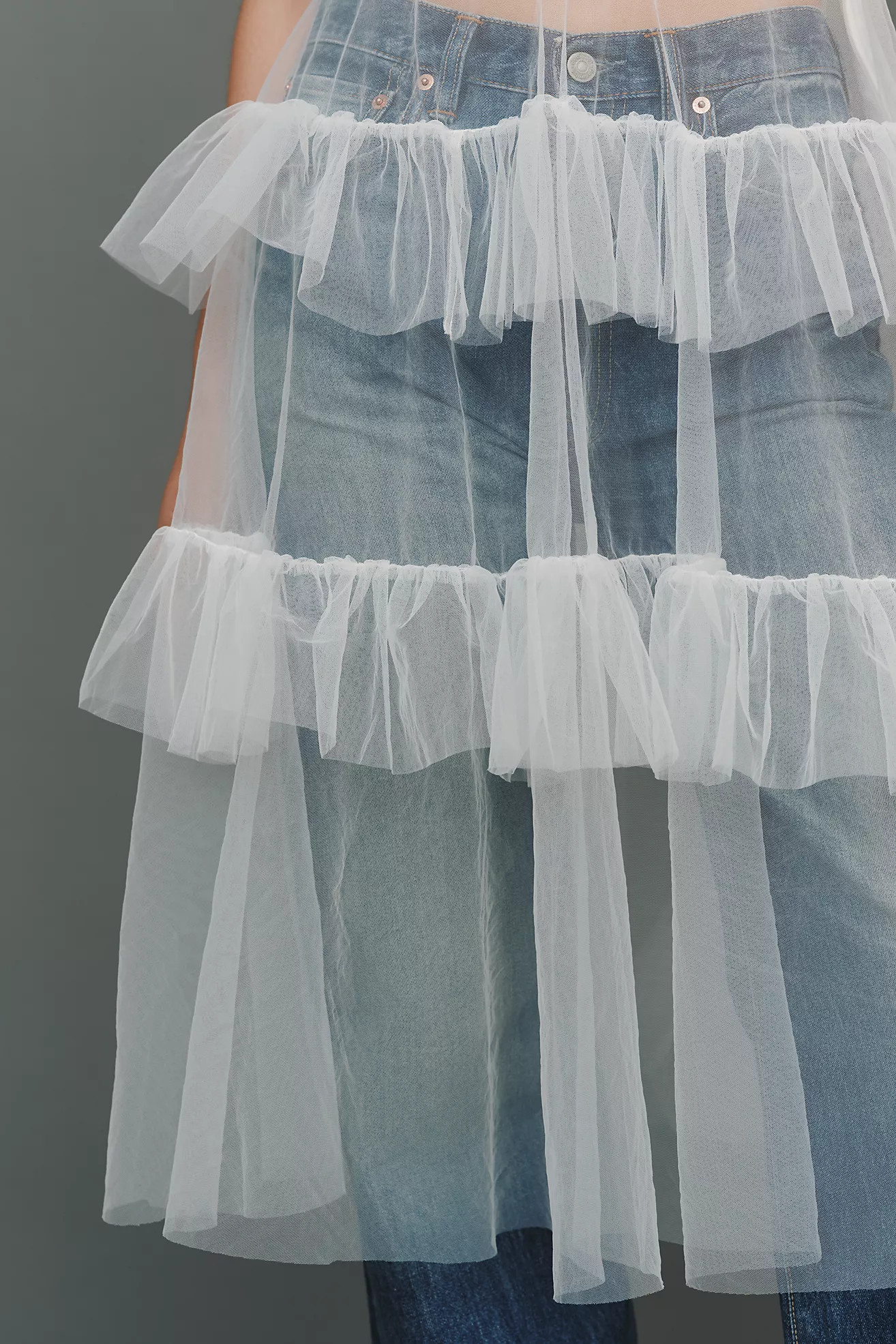 By Anthropologie Sheer Mesh Tunic Top | Anthropologie (US)