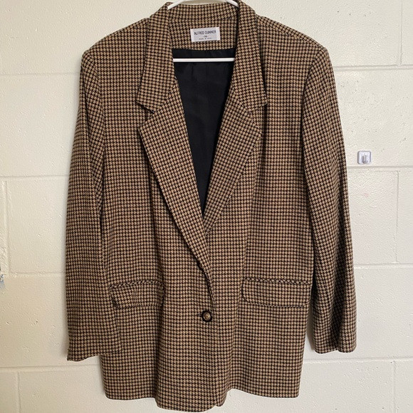 Vintage Houndstooth Blazer | Poshmark