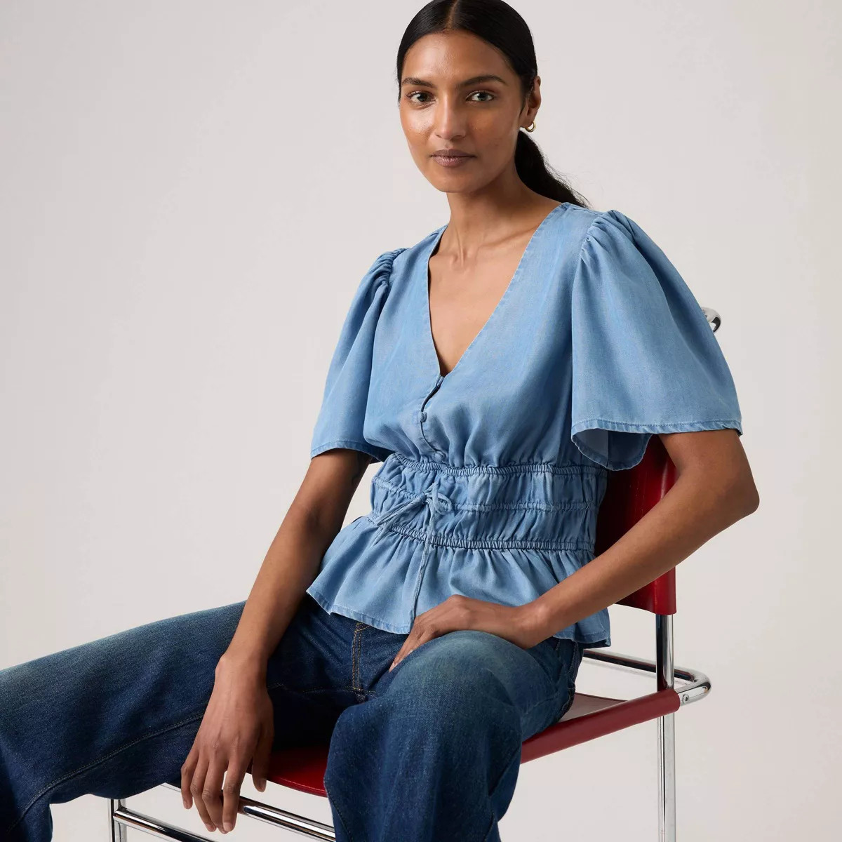 Levi's® Women's Rylan Crepe Blouse - Recharged Vibe XL | Target