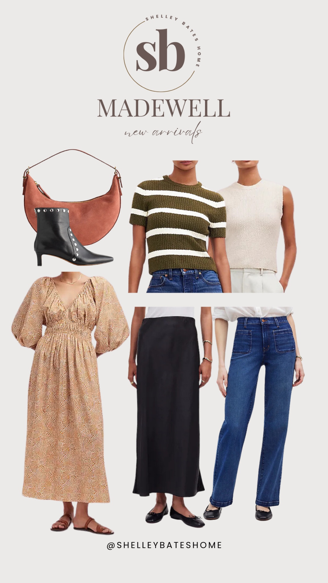 Madewell new arrivals

Women’s clothing, striped short sleeve sweater, sweater tank, maxi dress, slip skirt, denim, embellished ankle boots, handbag 

#LTKStyleTip