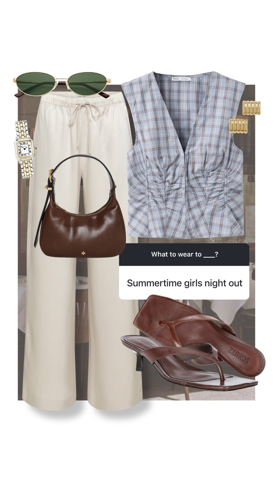 What to wear for a summertime girls night out! #kathleenpost

Date night outfit, summer look 2026, summer outfits, gno look