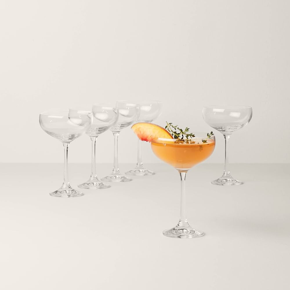 Lenox Tuscany Classics Coupe Cocktail Glass, Buy 4 Get 6, 2.10 LB, Clear | Amazon (US)
