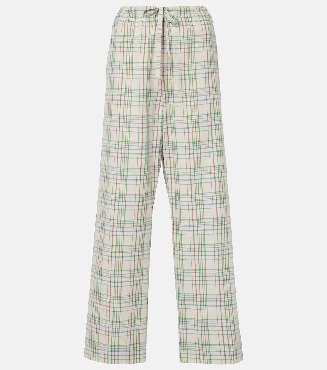Hypnosta checked cotton voile pajama pants | Mytheresa (US/CA)
