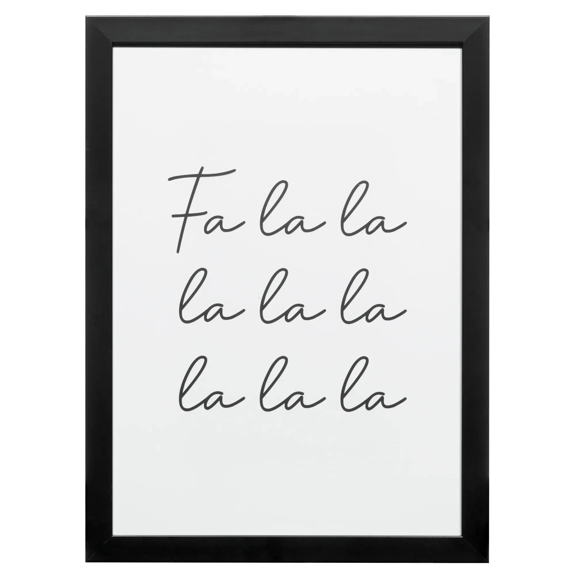 FA LA LA Canvas Framed Art | Bouclair