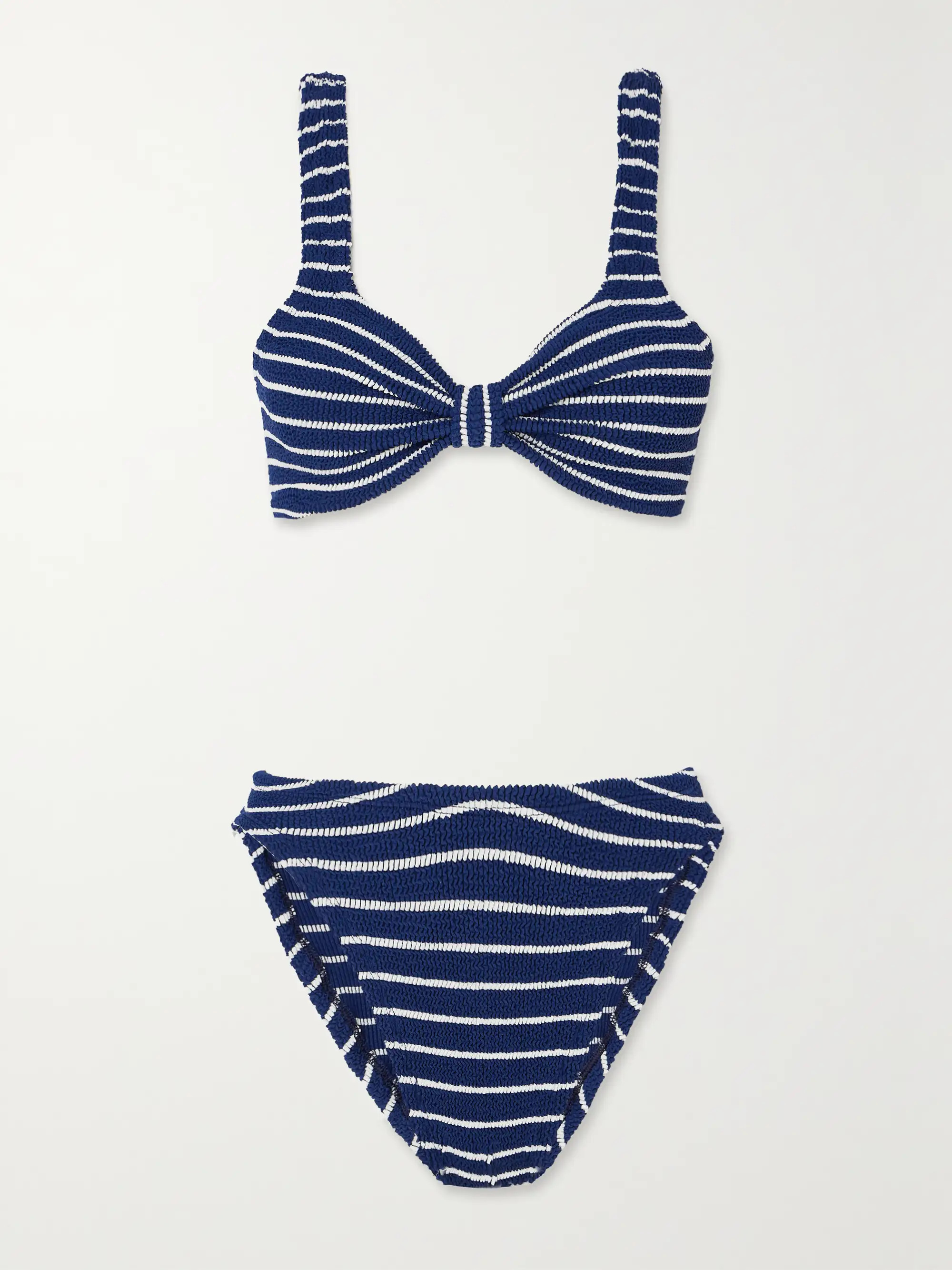 Bonnie striped seersucker bikini | NET-A-PORTER (US)