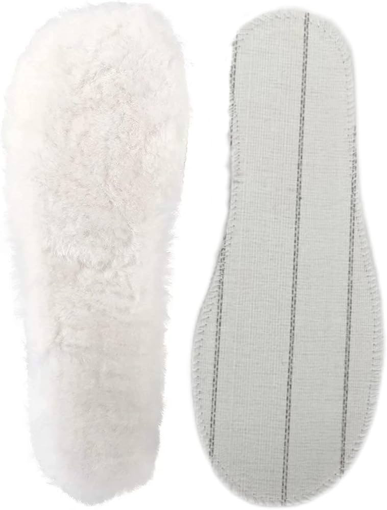 MaxW Winter Wool Insoles for Women Soft Warm Shoe Inserts Fleece Shoe Pads Replacement for Shoes ... | Amazon (US)