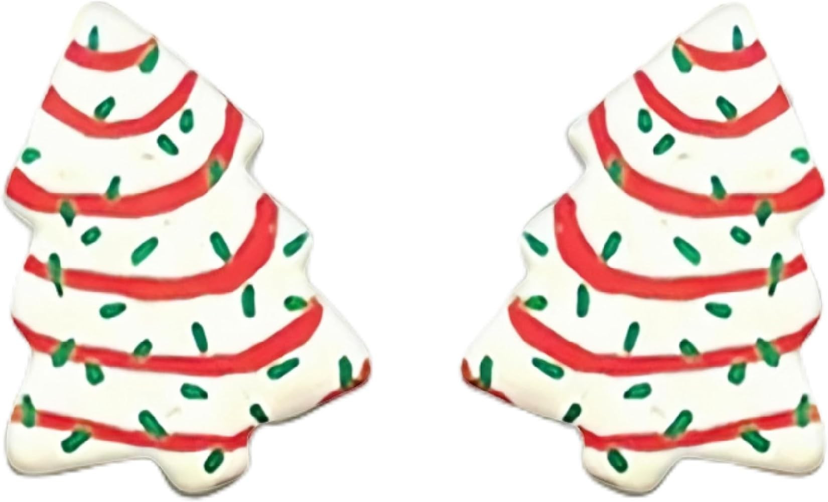 Cute AcrylicChristmas Earrings for Women | Cute Christmas Tree Cake Shape Earring, Holiday Gifts ... | Amazon (US)