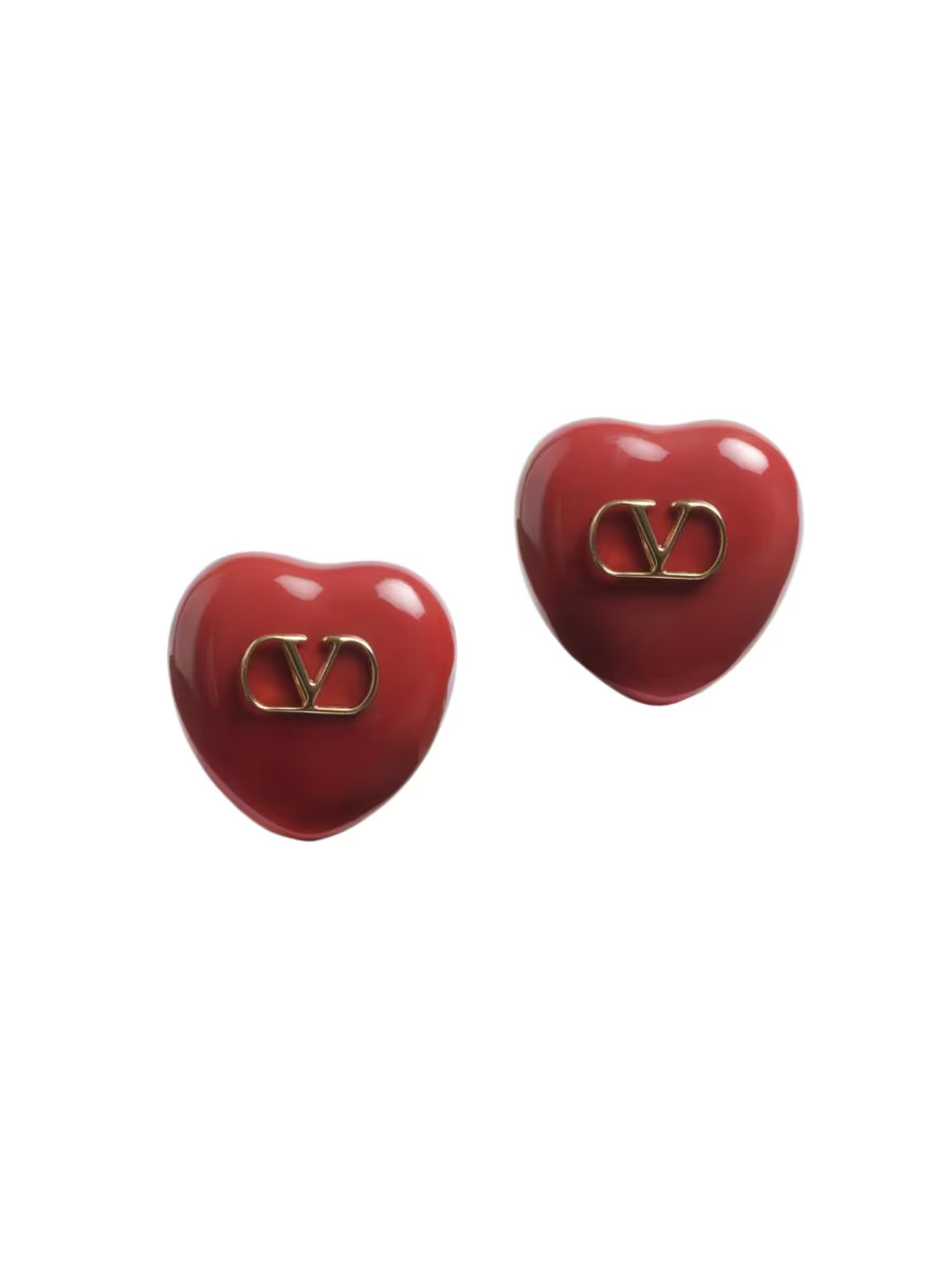 Coeur Royal Earrings in Metal and Enamel | Saks Fifth Avenue