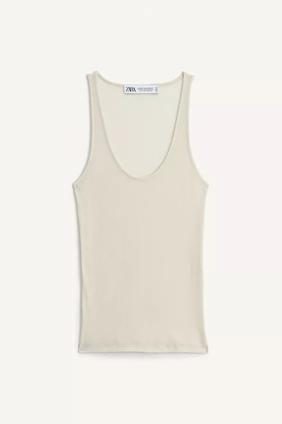 FINE COTTON TOP LIMITED EDITION | Zara US