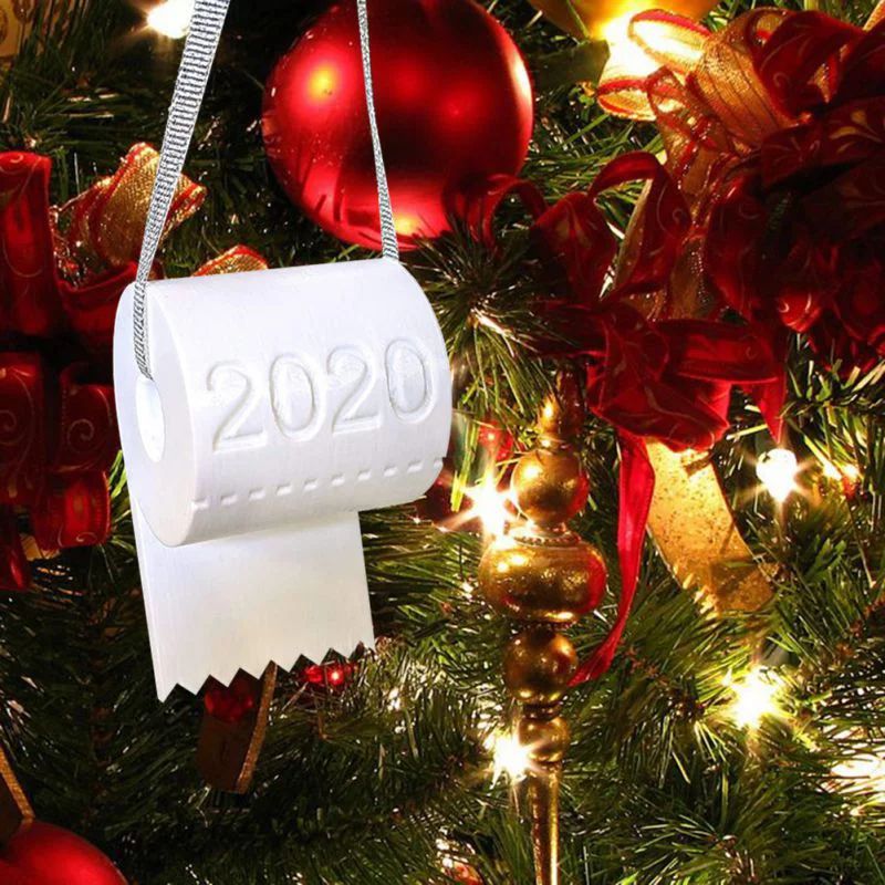 2020 Christmas Ornament Toilet Paper Christmas Tree Decoration Pendant | Walmart (US)