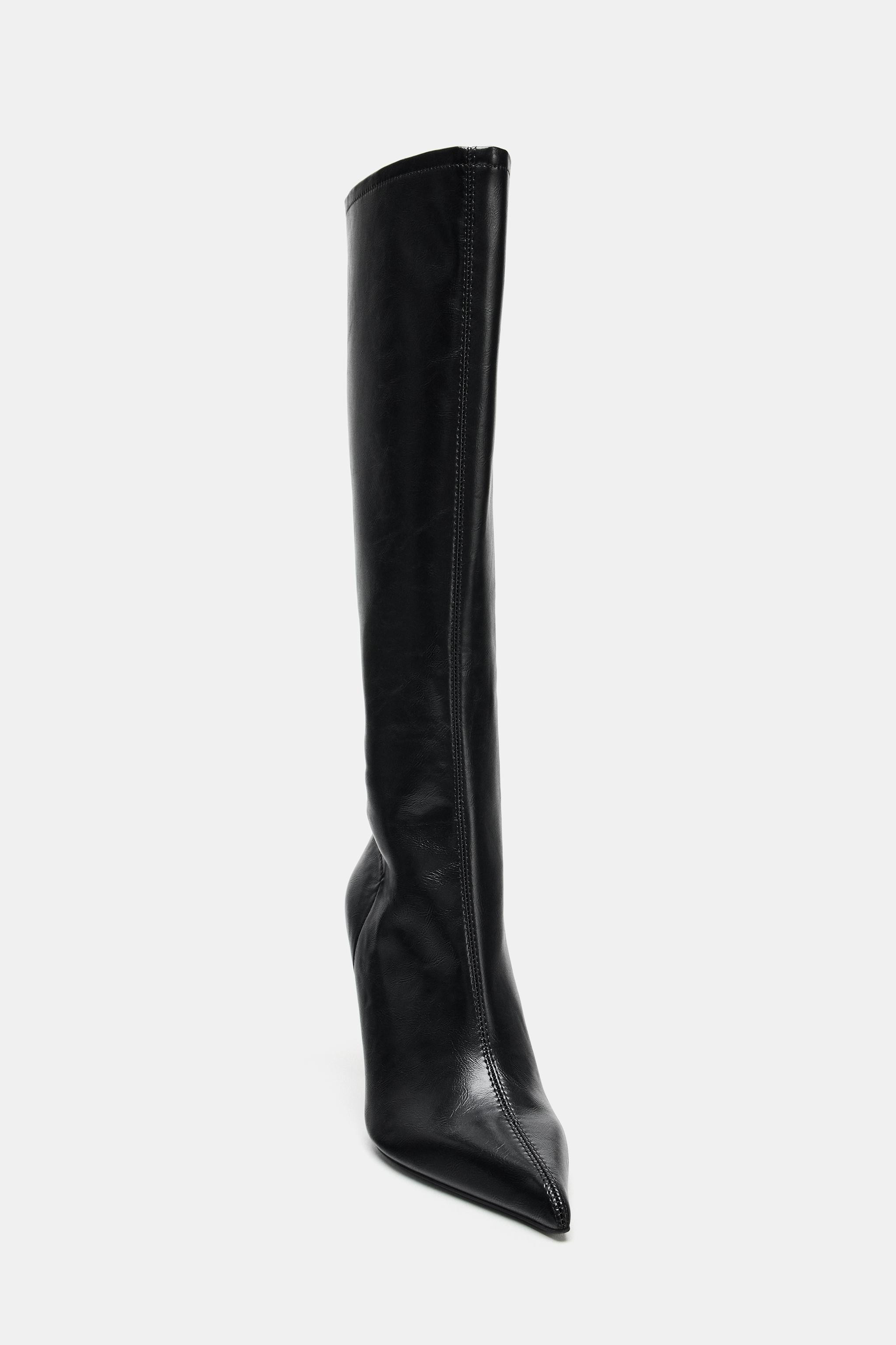 FITTED HEEL BOOTS | Zara US