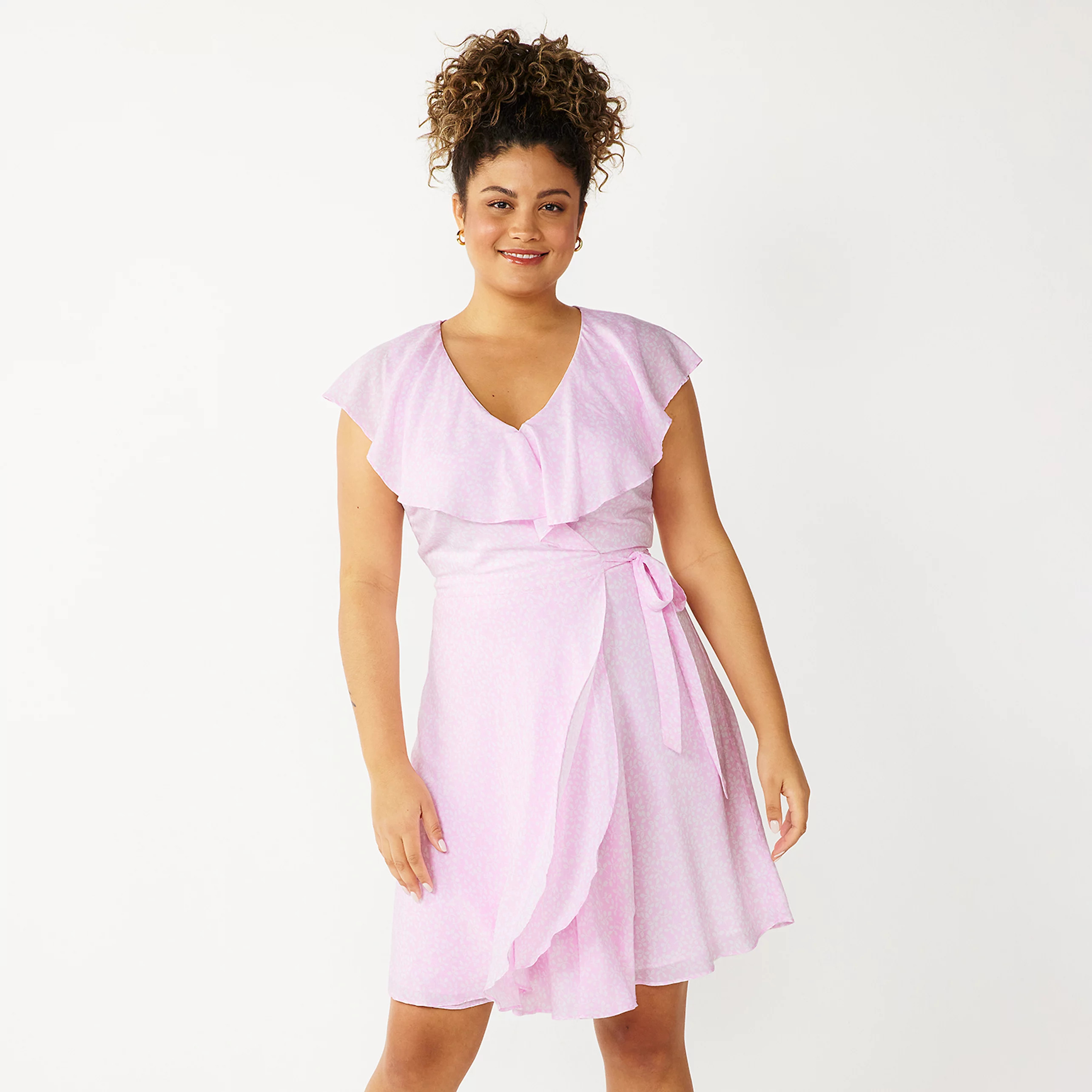 Women's DRAPER JAMES RSVP™ Flutter Wrap Dress | Kohl's