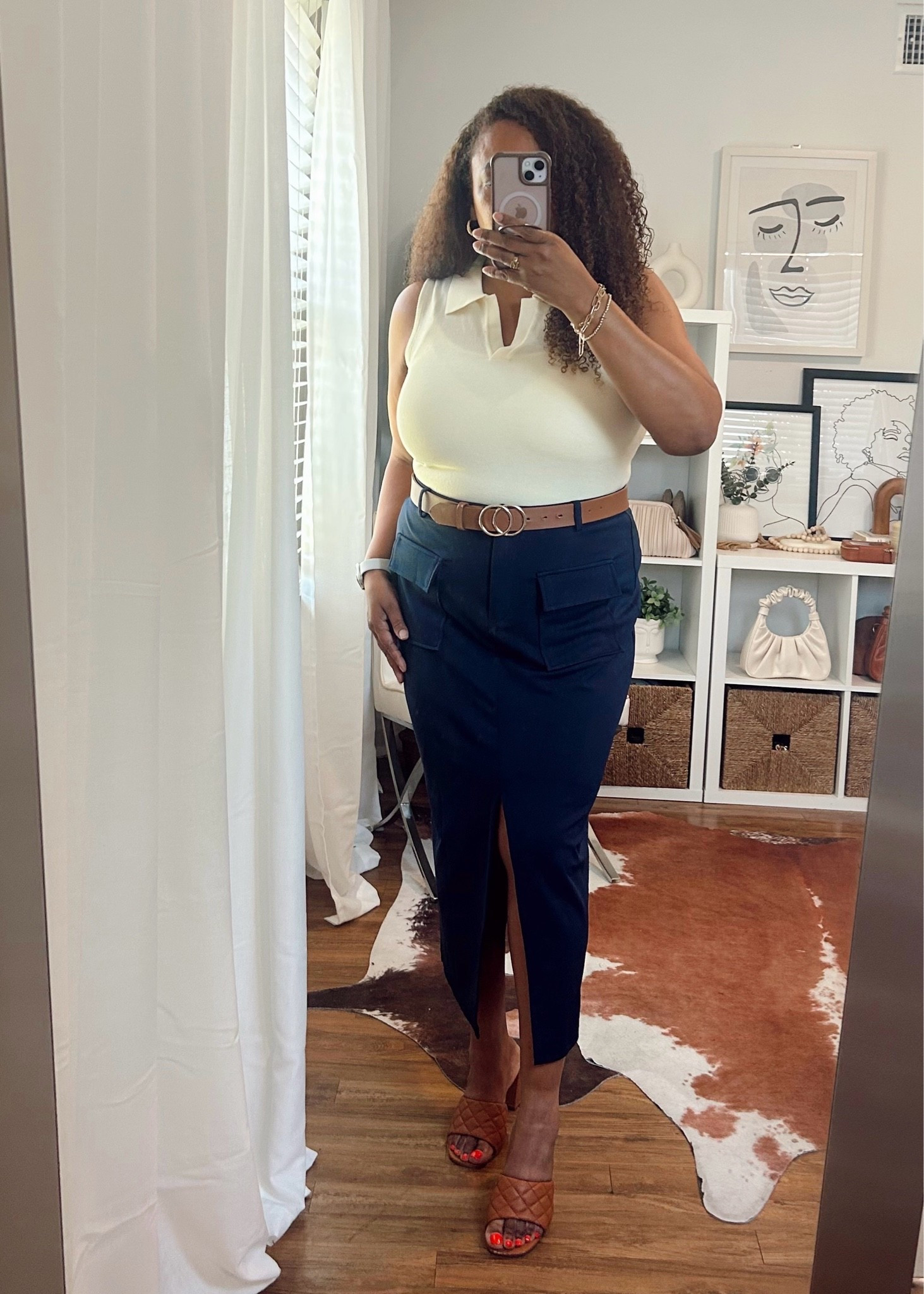 Liking this combo. Top size medium skirt xl.

#LTKOver40 #LTKMidsize #LTKWorkwear