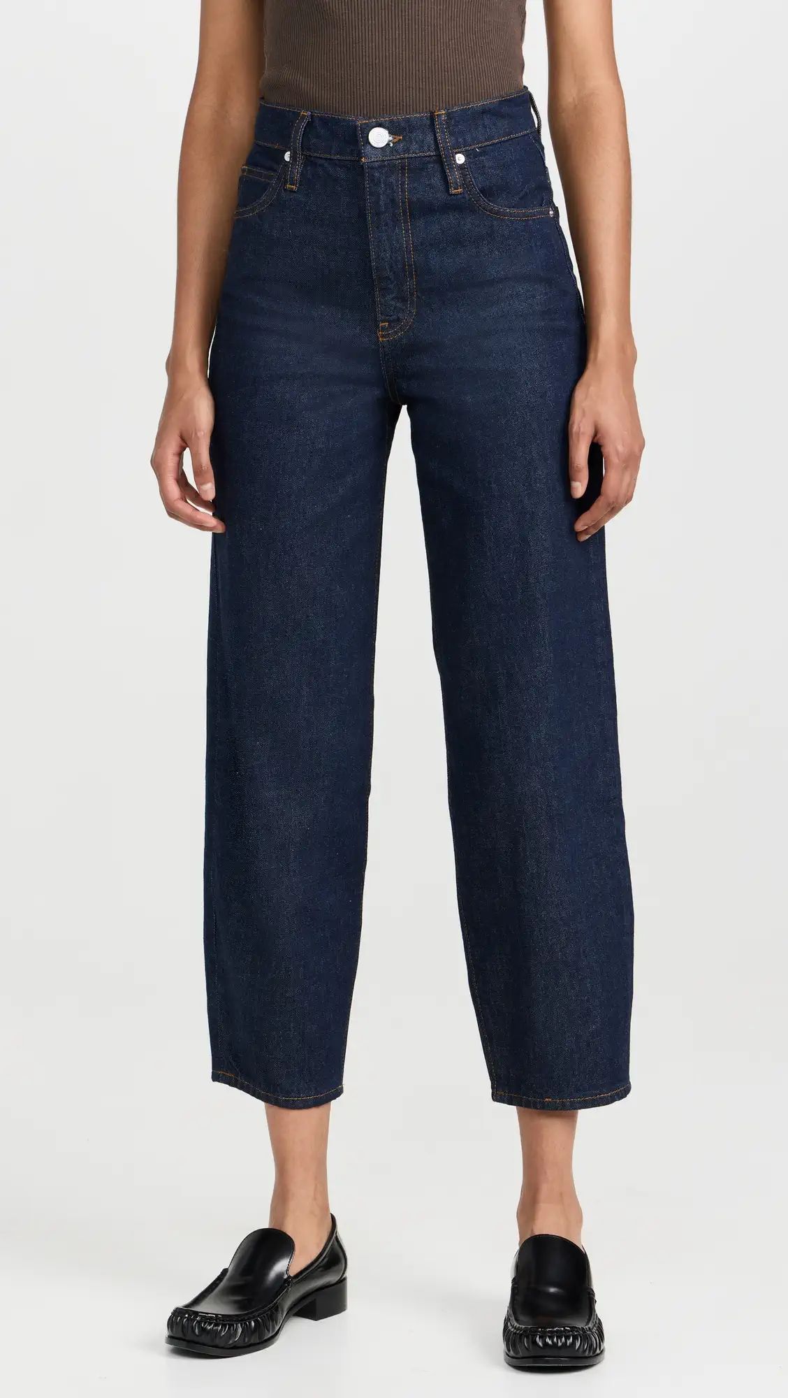 FRAME Ultra High Rise Barrel Jeans | Shopbop | Shopbop