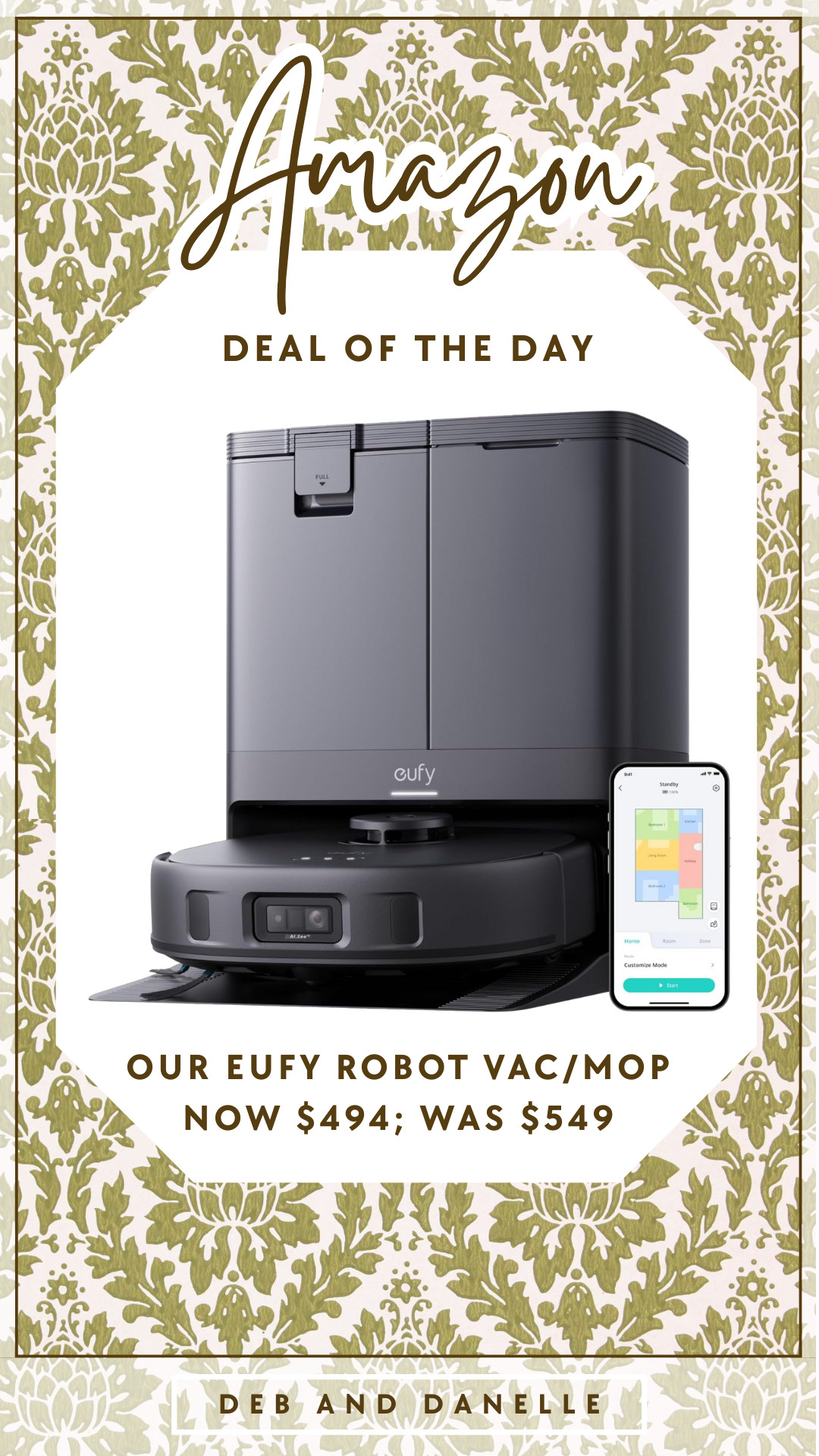 Our Eufy smart vacuum and mop combo is currently on sale! I love that this particular option has the docking station where the vacuum is automatically emptied without needing to be manually emptied every time.  

 #LTKHome #LTKSaleAlert