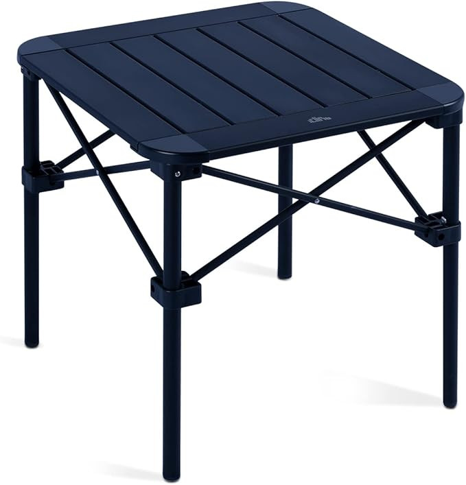 Lightweight Stable Alu. Folding Square Table Roll Up Top with Carry Bag for Camping Picnic Backya... | Amazon (US)
