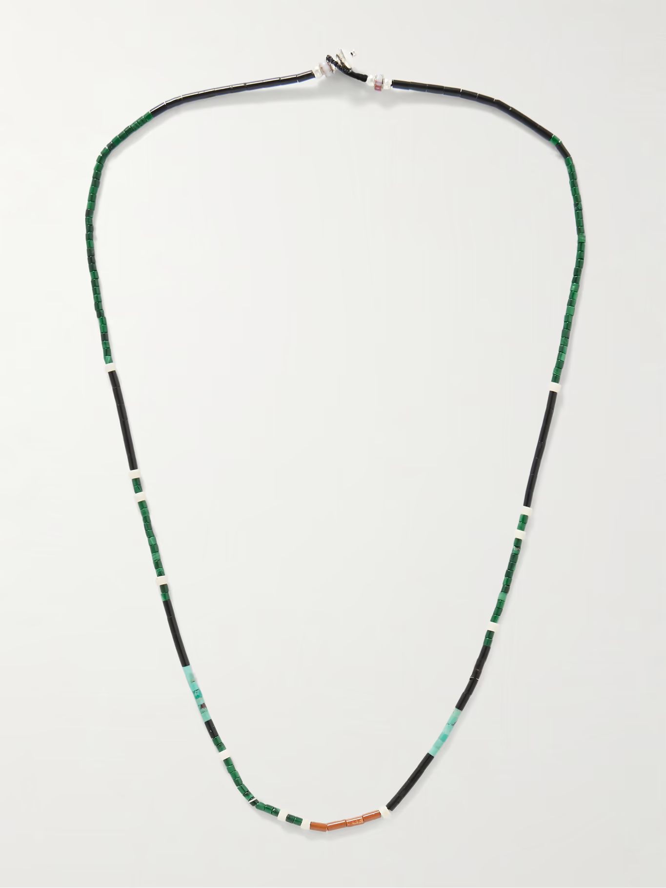Silver Multi-Stone Beaded Necklace | Mr Porter (US & CA)
