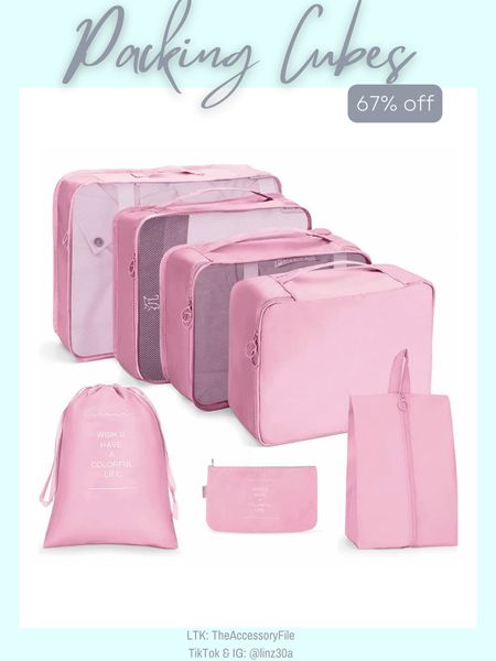 Packing cubes 67% off today! 

#blushpink #winterlooks #winteroutfits #winterstyle #winterfashion #wintertrends #shacket #jacket #sale #under50 #under100 #under40 #workwear #ootd #bohochic #bohodecor #bohofashion #bohemian #contemporarystyle #modern #bohohome #modernhome #homedecor #amazonfinds #nordstrom #bestofbeauty #beautymusthaves #beautyfavorites #goldjewelry #stackingrings #toryburch #comfystyle #easyfashion #vacationstyle #goldrings #goldnecklaces #fallinspo #lipliner #lipplumper #lipstick #lipgloss #makeup #blazers #primeday #StyleYouCanTrust #giftguide #LTKRefresh #LTKSale #springoutfits #fallfavorites #LTKbacktoschool #fallfashion #vacationdresses #resortfashion #summerfashion #summerstyle #rustichomedecor #liketkit #highheels #Itkhome #Itkgifts #Itkgiftguides #springtops #summertops #Itksalealert #LTKRefresh #fedorahats #bodycondresses #sweaterdresses #bodysuits #miniskirts #midiskirts #longskirts #minidresses #mididresses #shortskirts #shortdresses #maxiskirts #maxidresses #watches #backpacks #camis #croppedcamis #croppedtops #highwaistedshorts #goldjewelry #stackingrings #toryburch #comfystyle #easyfashion #vacationstyle #goldrings #goldnecklaces #fallinspo #lipliner #lipplumper #lipstick #lipgloss #makeup #blazers #highwaistedskirts #momjeans #momshorts #capris #overalls #overallshorts #distressesshorts #distressedjeans #whiteshorts #contemporary #leggings #blackleggings #bralettes #lacebralettes #clutches #crossbodybags #competition #beachbag #halloweendecor #totebag #luggage #carryon #blazers #airpodcase #iphonecase #hairaccessories #fragrance #candles #perfume #jewelry #earrings #studearrings #hoopearrings #simplestyle #aestheticstyle #designerdupes #luxurystyle #bohofall #strawbags #strawhats #kitchenfinds #amazonfavorites #bohodecor #aesthetics amazon finds, found it on Amazon, amazon deals 

#LTKtravel #LTKGiftGuide #LTKsalealert