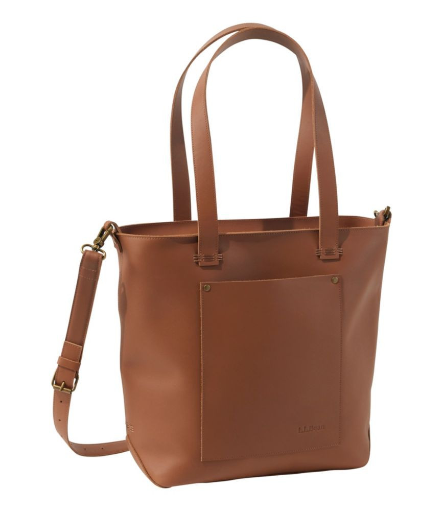 207 Leather Tote Warm Brown L.L.Bean | L.L. Bean