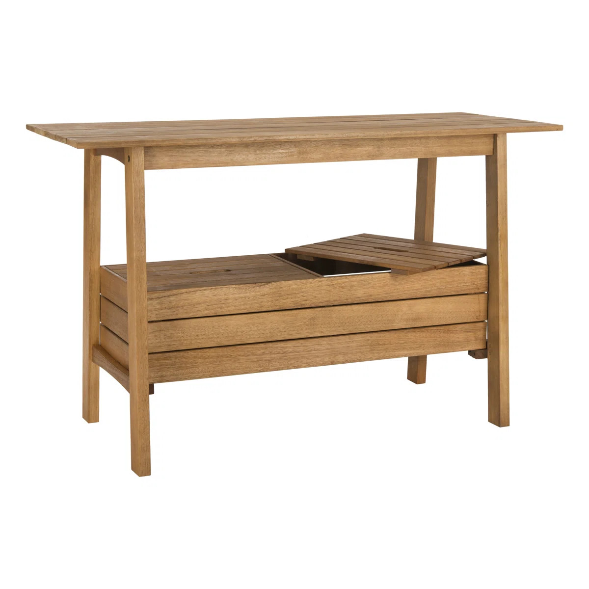 Armenta Rectangular Eucalyptus Outdoor Buffet & Console Table , 48'' in. W 20'' in. D | Wayfair North America