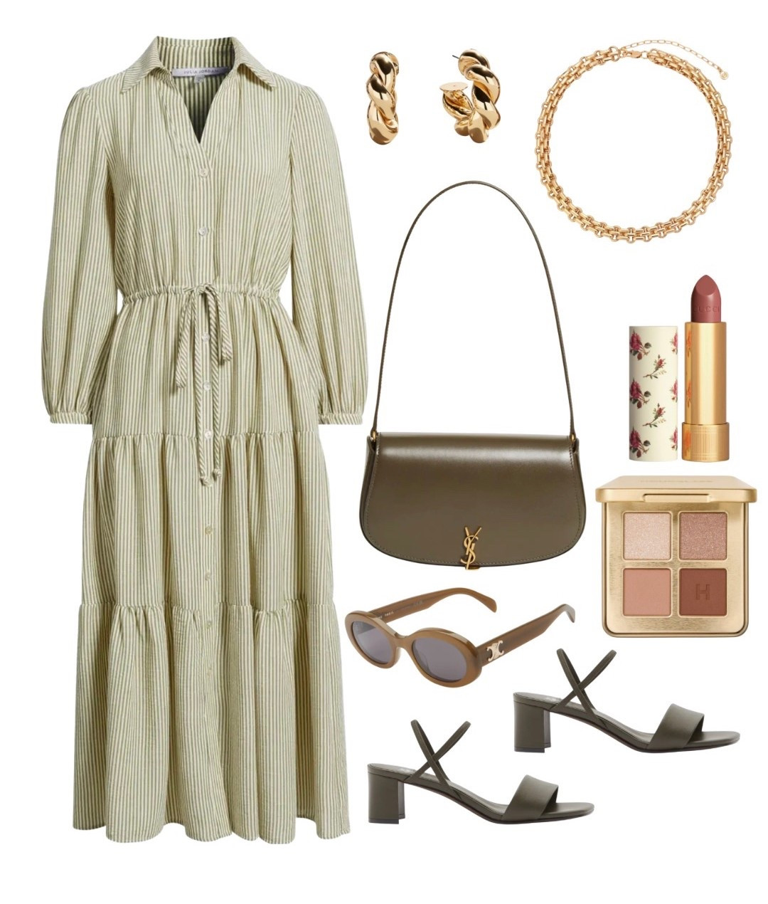 Easter dress
Easter outfit 
Dress
YSL bag
Sandals 

#LTKSeasonal