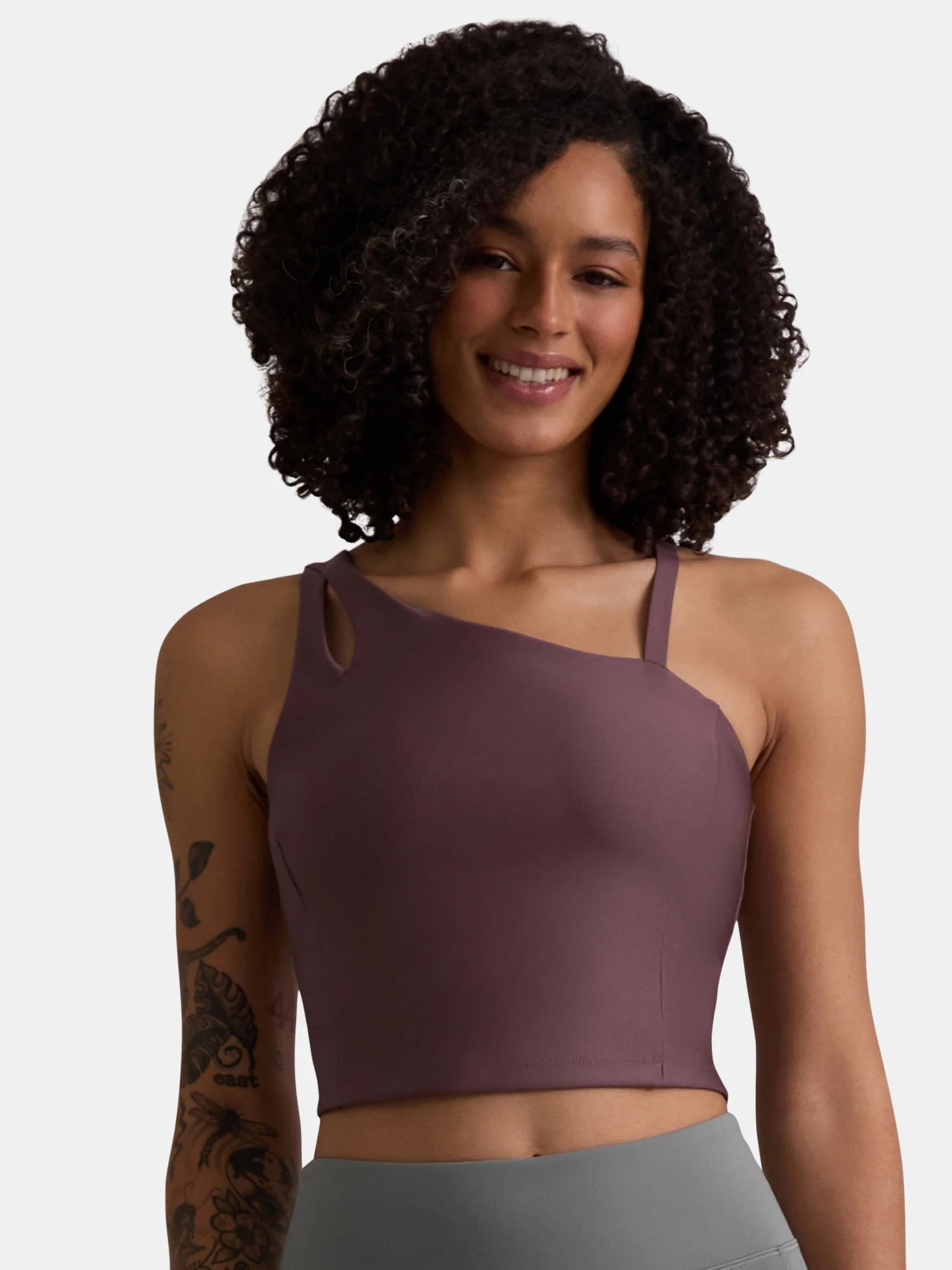 Avia Women's Shine Asymmetrical Bra Tank, Sizes XS-XXXL | Walmart (US)