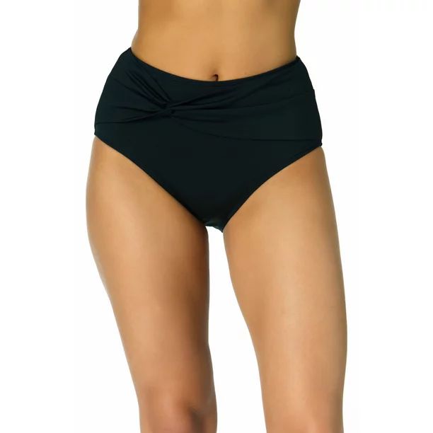 Catalina - Women's High Waist Twist Bikini Bottom Swimsuit - Walmart.com | Walmart (US)