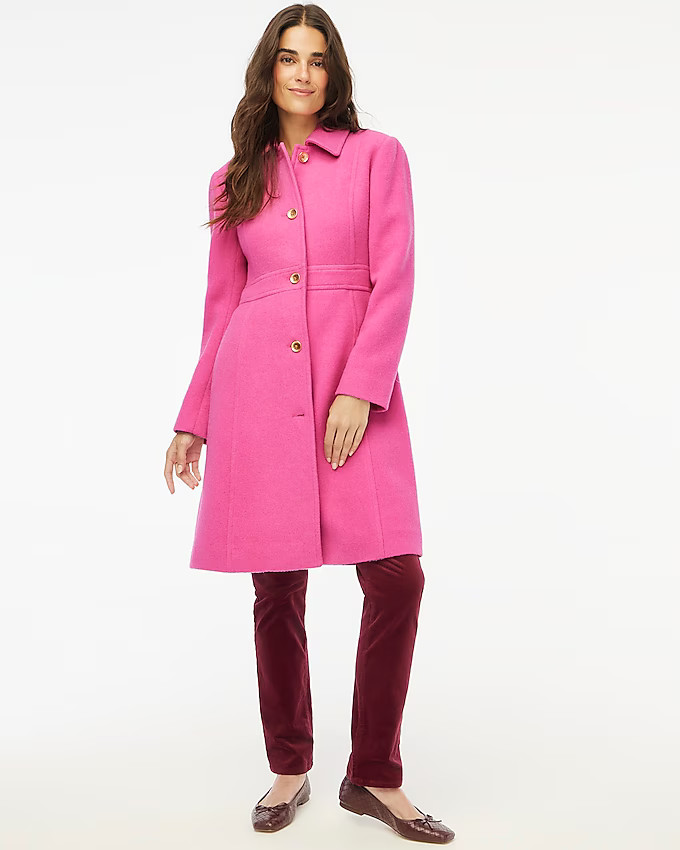 Wool-blend lady day coat | J.Crew Factory