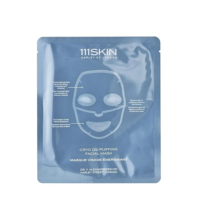 111SKIN Cryo De-Puffing Energy Facial Mask | Fragrance Free | Tighten, De-Puff & Refresh | Peptid... | Amazon (US)