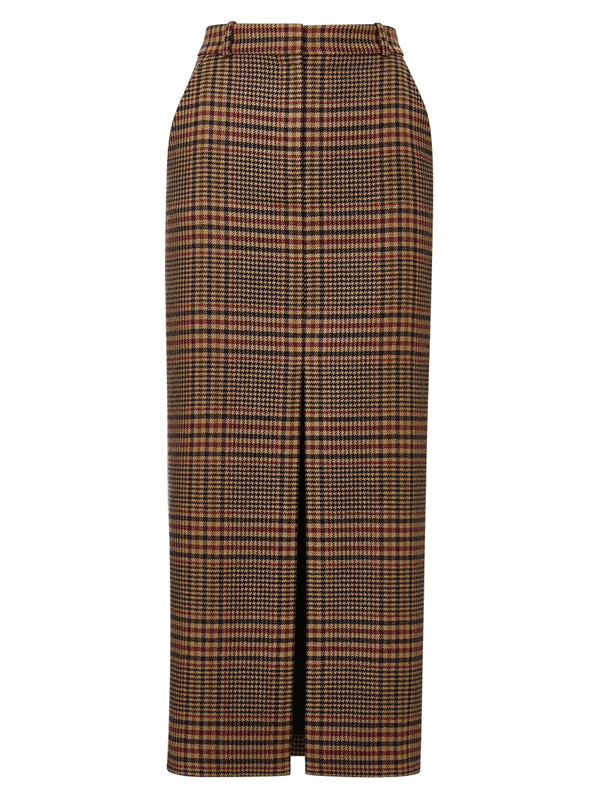 Maxine Plaid Wool Maxi Skirt | Saks Fifth Avenue