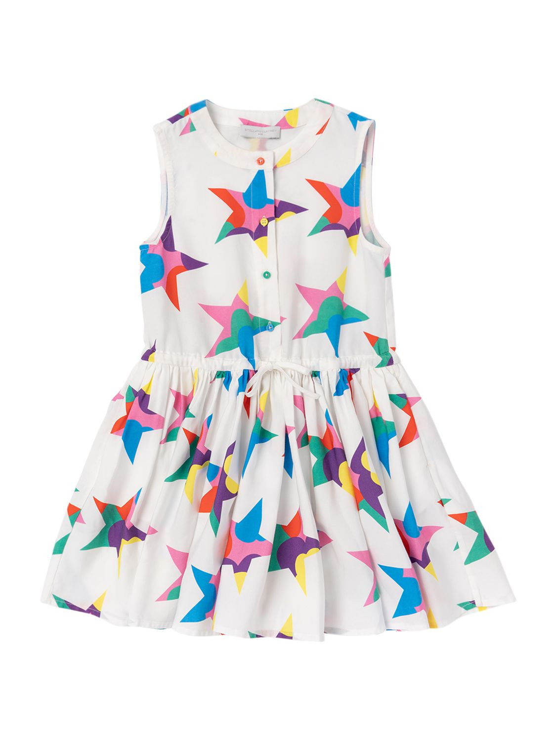 Stars Printed Lyocell Sleeveless Dress | Luisaviaroma