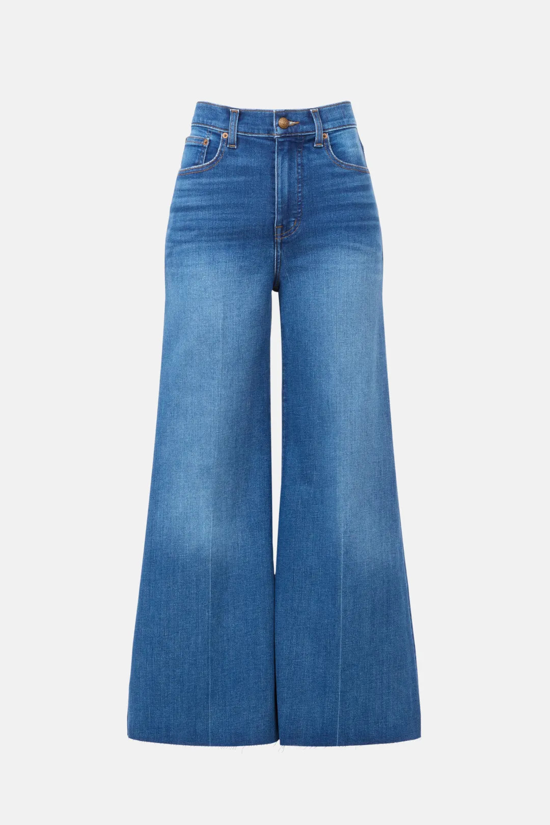 Flared Wide Leg Crop Jeans | Rent the Runway