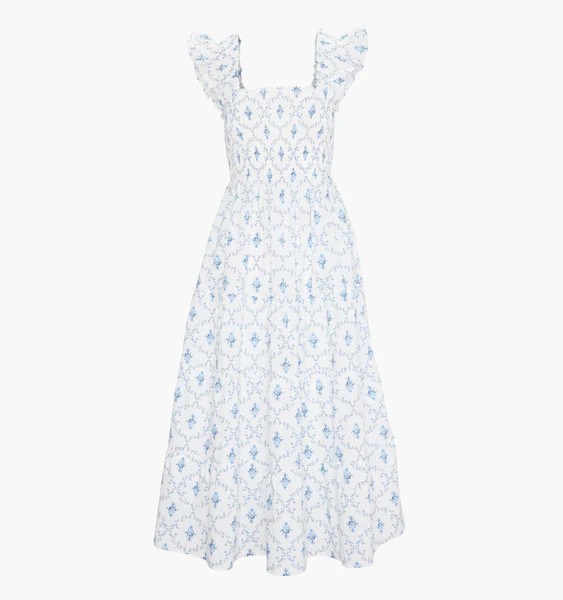 The Ellie Nap Dress - Blue Trellis | Hill House Home US