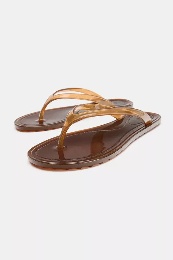 JELLY TOE POST SANDALS | Zara UK