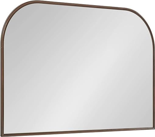 Kate and Laurel Caskill Framed Arch Wall Mirror, 36x24, Bronze | Amazon (US)