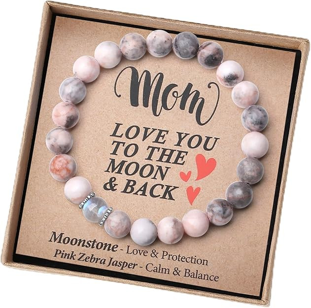 THEMEROL Mothers Day Birthday Gifts for Mom/Auntie/Grandma/Sister-Love/Balance-Natural Crystal Br... | Amazon (US)