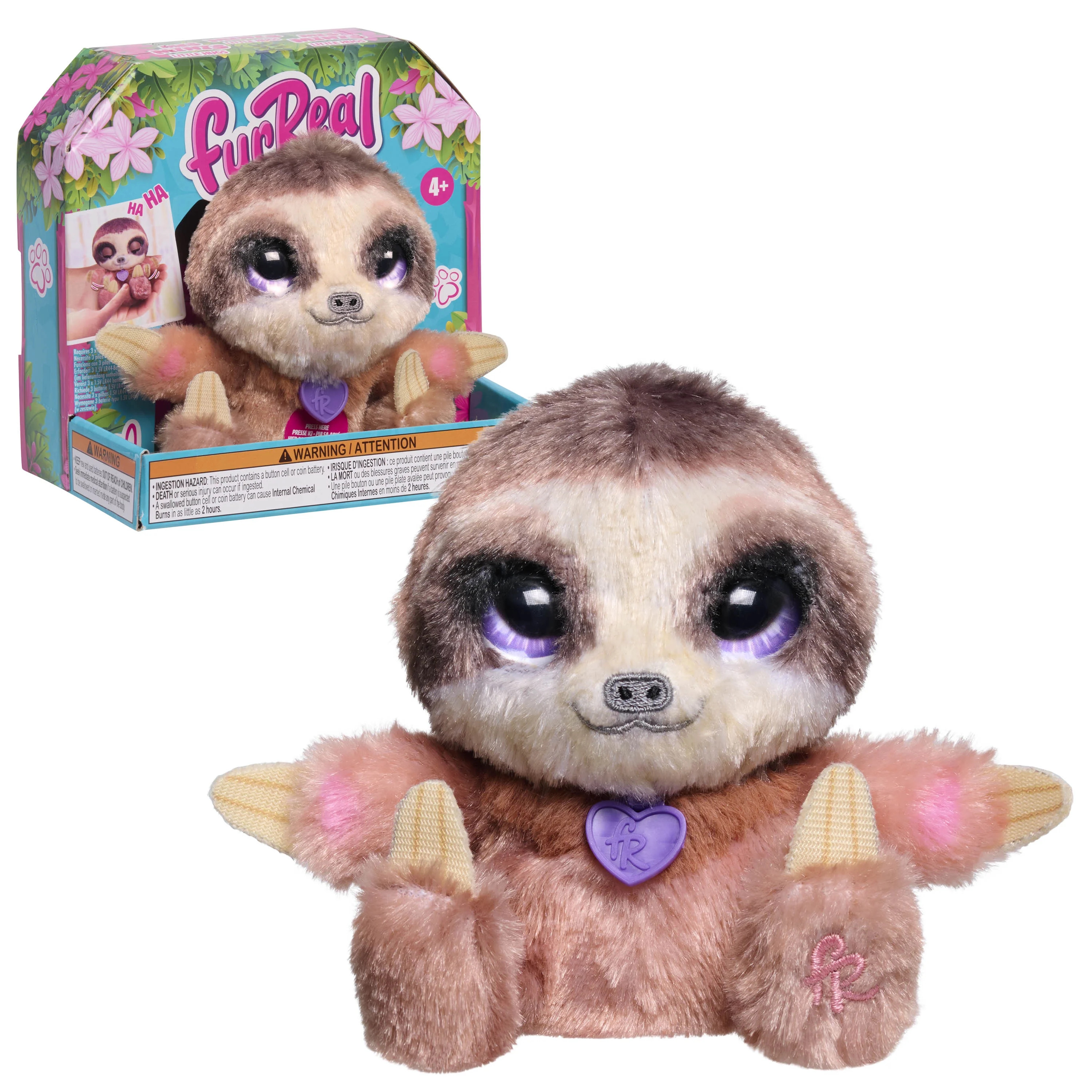 furReal My Minis Little Hugs Sloth | Walmart (US)